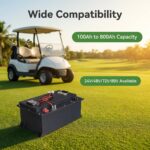 24V/48V/72V/80V, 100Ah~800Ah-Golf Cart Dedicated Large Capacity Lithium Iron Phosphate Battery