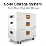 Horizontal Stackable Integrated Solar Energy Storage Battery