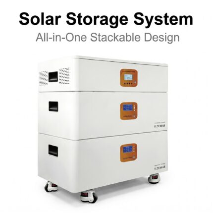 Horizontal Stackable Integrated Solar Energy Storage Battery